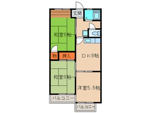 コ－ポ吉川の物件間取画像